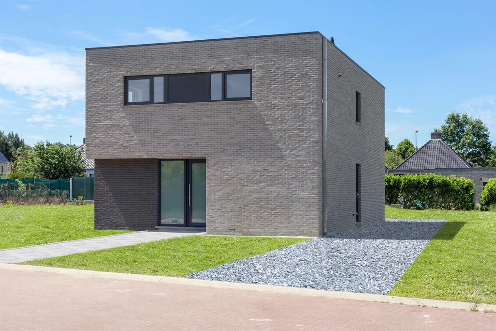 Modern brick house